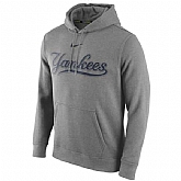 Men's New York Yankees Nike Club Pullover Hoodie - Gray,baseball caps,new era cap wholesale,wholesale hats